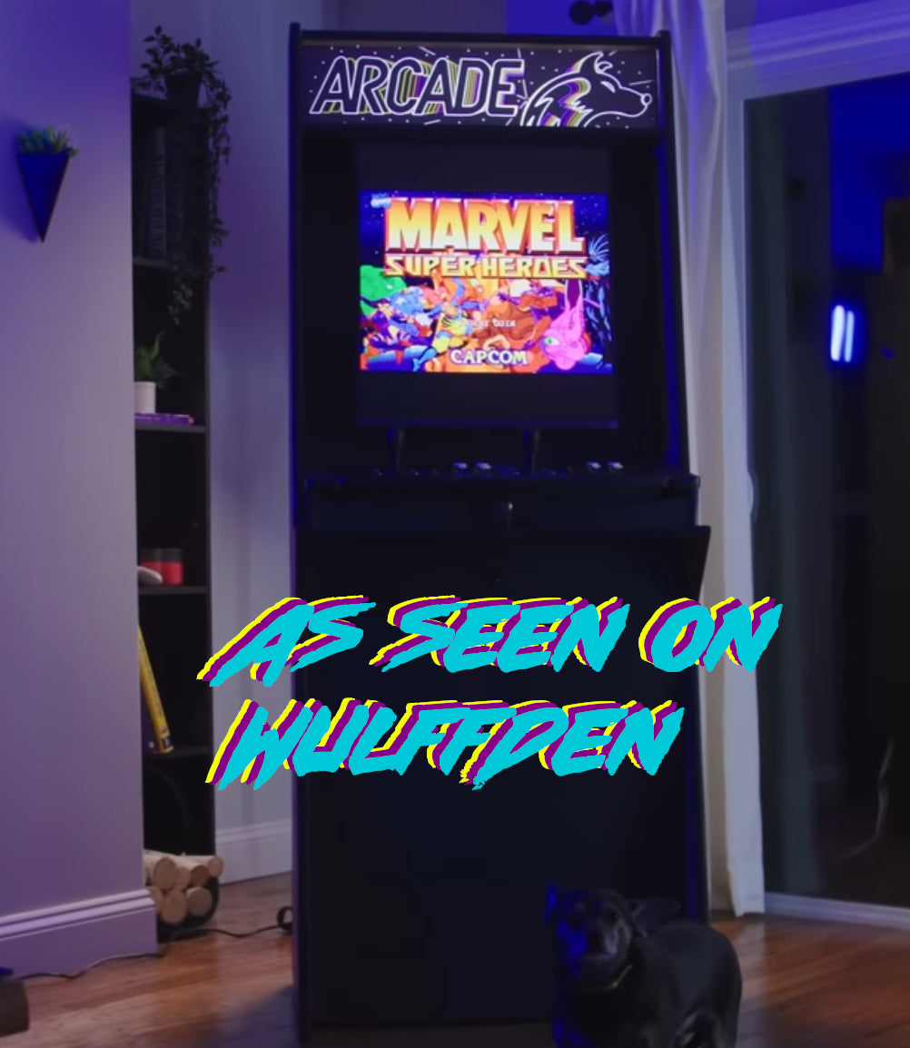 Video of arcade cabinet made for Bob Wulff of the Youtube channel Wulffden