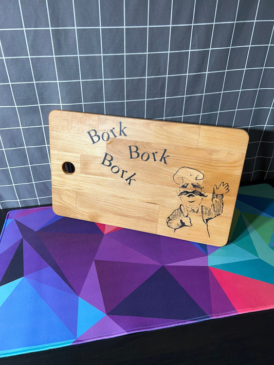 The Swedish Chef charcuterie board with epoxy inlay